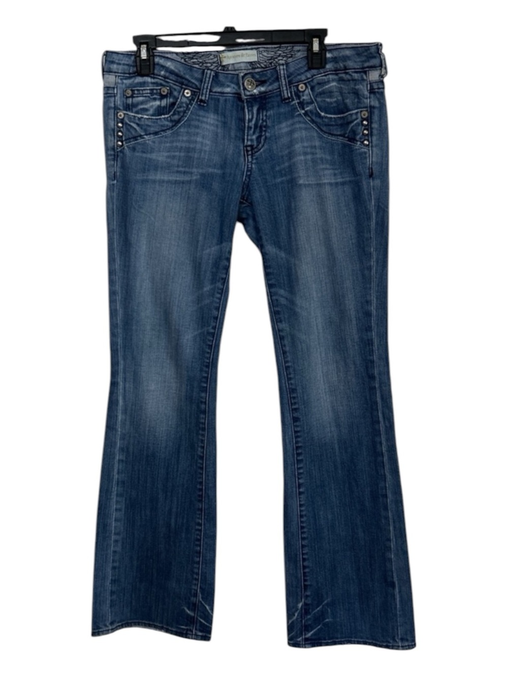 Heaven & Terra Angel Wing Embellished Bootcut Jeans Size 7